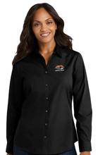 Load image into Gallery viewer, Cemplex Women's Long Sleeve Carefree Poplin Shirt