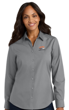 Load image into Gallery viewer, Cemplex Women's Long Sleeve Carefree Poplin Shirt