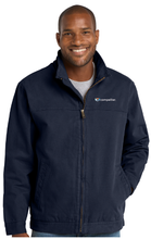 Load image into Gallery viewer, Compelier Washed Duck Cloth Flannel-Lined Work Jacket