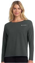 Load image into Gallery viewer, Compelier Women's Stretch Drop Shoulder Pullover