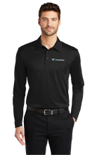 Load image into Gallery viewer, Compellier Silk Touch™ Performance Long Sleeve Polo