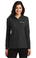 Load image into Gallery viewer, Compellier Ladies Silk Touch™ Long Sleeve Polo