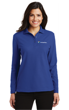 Load image into Gallery viewer, Compellier Ladies Silk Touch™ Long Sleeve Polo