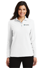 Load image into Gallery viewer, Compellier Ladies Silk Touch™ Long Sleeve Polo