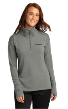 Load image into Gallery viewer, Compellier Ladies Sport-Wick® Flex Fleece 1/4-Zip Black
