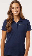 Load image into Gallery viewer, Compelier Women's Textured Stripe Polo
