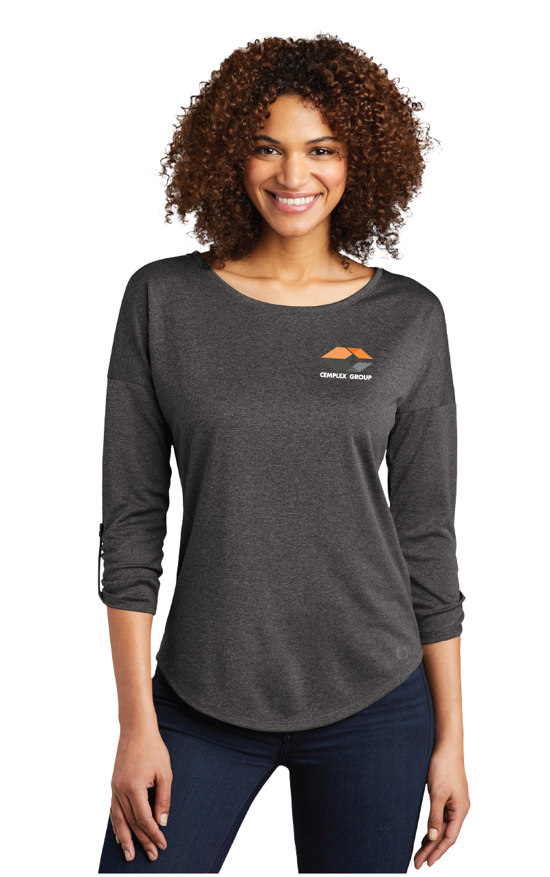 Cemplex - OGIO® Ladies Gravitate Scoop 3/4-Sleeve