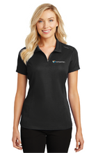 Load image into Gallery viewer, Compellier Ladies Pinpoint Mesh Polo
